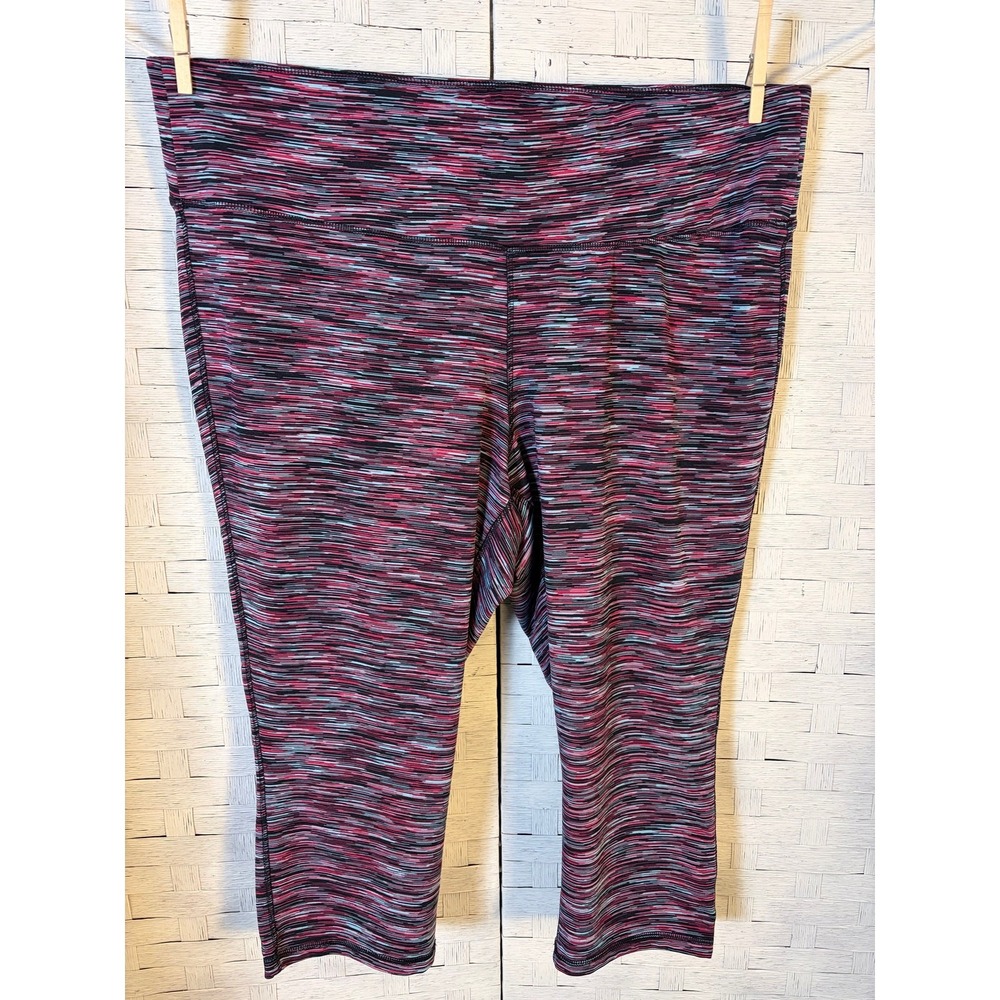 LIVI women's leggings Capri length colorful key packet feminine plus size